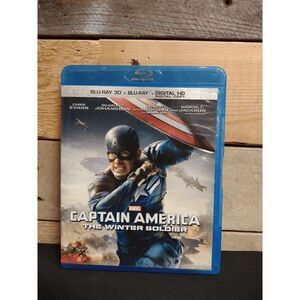 Captain America The Winter Soldier Blu Ray + Blu Ray 3D Marvel